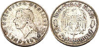 Drittes Reich 5 Reichsmark 175. Geburtstag von Friedrich Schiller,J.359 -