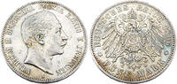 Kaiserreich Preußen 5 Mark Wilhelm II. Deutscher Kaiser König von Preussen, J.104-1896 A -