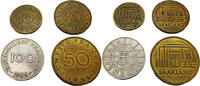Saarland 1954 Kursm&uuml;nzsatz des Saarprotektorats 10-100 Franken Vzgl, lei... 15,95 EUR  zzgl. 3,50 EUR Versand