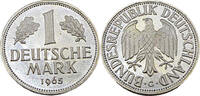 Bundesrepublik Deutschland / BRD 1 Deutsche Mark BRD 1,- DM, J.385 1965 G -