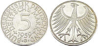 Bundesrepublik Deutschland / BRD 5 Deutsche Mark BRD 5,-DM, J.387 1959 G -