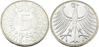Bundesrepublik Deutschland / BRD 5 Deutsche Mark BRD 5,-DM, J.387 1960 D -