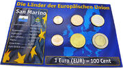 San Marino 3,58 Euro Kursmünzensatz - KMS, Euro: Die Länder der Europäischen Union -