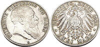 Kaiserreich Baden 2 Mark Friedrich I.J.32 1906 G, RAR! -