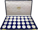 Kanada 210 Canada Dollars 1973-1976 Olympische Spiele in Montreal 1976 in Luxuskassette-Komplett, al