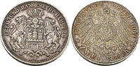 Hansestadt Hamburg 2 Mark Hamburg, J.63 1904 J, -