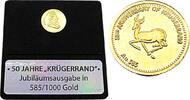 Südafrika Medaille 50. Jubiläum des Krügerrands -