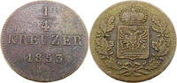 Schwarzburg-Rudolstadt 1/4 Kreuzer Standardumlaufmünze - 1/4 Kreuzer Friedrich Günther -