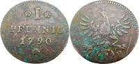 Frankfurt Stadt 1 Pfennig Standardumlaufmünze - 1 Pfennig Freie Stadt Frankfurt -