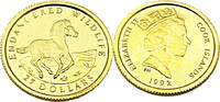 Cook Islands 25 Dollar Bedrohte Tierwelt - Przewalski-Pferd -