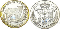 Niue 5 Dollar Gefährdete Tierarten - Jaguar -