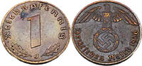 Drittes Reich 1 Reichspfennig Drittes Reich, 1 Pfennig J.361 1936 J -