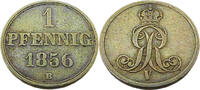 Hannover, Königreich 1 Pfennig Standardumlaufmünze - 1 Pfennig Königreich Hannover - Georg V -