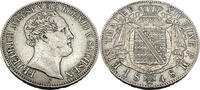Königreich Sachsen 1 Thaler Standardumlaufmünze - 1 Thaler, Friedrich August II König von Sachsen -