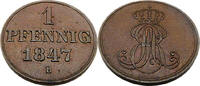 Hannover, Königreich 1 Pfennig Standardumlaufmünze - 1 Pfennig Königreich Hannover - Ernst August II -