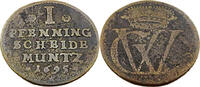 Braunschweig-Lüneburg-Celle 1 Pfennig Standardumlaufmünze - 1 Pfennig Braunschweig-Lüneburg-Celle - Georg Wilhelm -