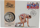 China 10 Yuan 100. Jahrestag – Olympische Sommerspiele / Numisbrief -