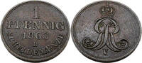 Hannover, Königreich 1 Pfennig Standardumlaufmünze - 1 Pfennig Königreich Hannover - Georg V -