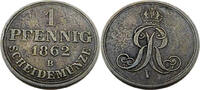 Hannover, Königreich 1 Pfennig Standardumlaufmünze - 1 Pfennig Königreich Hannover - Georg V -