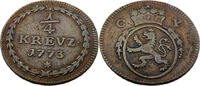 Pfalz, Kurfürstentum 1/4 Kreuzer Standardumlaufmünze - 1/4 Kreuzer Pfalz, Kurfürstentum - Karl IV Theodor -