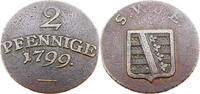 Sachsen-Weimar-Eisenach 2 Pfennig Standardumlaufmünze - 2 Pfennig - Karl August -