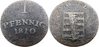 Sachsen-Weimar-Eisenach 1 Pfennig Standardumlaufmünze - 1 Pfennig - Karl August -