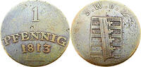 Sachsen-Weimar-Eisenach 1 Pfennig Standardumlaufmünze - 1 Pfennig - Karl August -