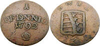 Sachsen-Weimar-Eisenach 1 Pfennig Standardumlaufmünze - 1 Pfennig - Karl August -