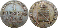 Sachsen-Weimar-Eisenach 1 Pfennig Standardumlaufmünze - 1 Pfennig - Karl Friedrich -