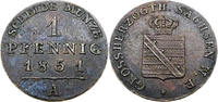 Sachsen-Weimar-Eisenach 1 Pfennig Standardumlaufmünze - 1 Pfennig - Karl Friedrich -
