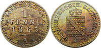 Sachsen-Weimar-Eisenach 1 Pfennig Standardumlaufmünze - 1 Pfennig - Karl Alexander -