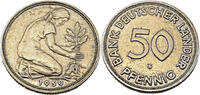 Bundesrepublik Deutschland / BRD 50 Pfennig 50 Pfennig, Bank Deutscher Länder 1950 G -