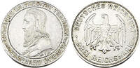 Weimarer Republik 3 Reichsmark 450 Jahre Universität Tübingen,J.328 -
