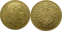 Deutschland Bayern 5 Mark Gold J195 5 Mark Gold Ludwig II. "D"