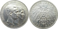 Deutschland Braunschweig 3 Mark J57 3 Mark Ernst August Regierungsantritt u. Hochzeit "A"