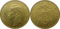Deutschland Hessen 20 Mark Gold J225 20 Mark Gold Ernst Ludwig "A"