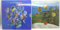 Finnland 3,88 Euro KMS + Medaille 2002 Kursm&uuml;nzensatz Finnland 2002 Stem... 18,95 EUR  zzgl. 3,50 EUR Versand