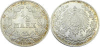 Deutschland / Kaiserreich 1/2 Mark Halbe Mark - J.16 -