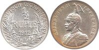 Deutsch-Ostafrika 1/2 Rupie J721 1/2 Rupie "J"
