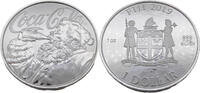 Fiji Inseln 1 Dollar Coca Cola / Christmas Coin -