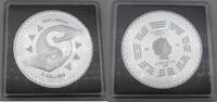 Tokelau 5 Dollars Equilibrium - 1 oz Fine Silver 999 - Elizabeth II -