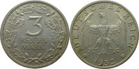 Deutschland 3 Mark J349 3 Mark Umlaufmünze "J"