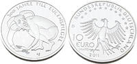 Bundesrepublik Deutschland / BRD 10 Euro 500 Jahre Till Eulenspiegel -