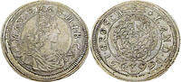 Bayern 3 Kreuzer Standardumlaufmünze - 3 Kreuzer Bayern - Maximilian II. Emanuel -