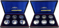 Frankreich 6x 100 Francs 1993 200-j&auml;hriges Jubil&auml;um - Der Louvre Poliert... 395,00 EUR kostenloser Versand