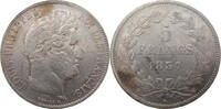 Frankreich 5 Francs 1837 W Louis-Philippe I. fast SS,Patina 59,95 EUR  zzgl. 3,50 EUR Versand
