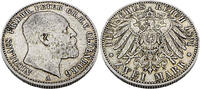Kaiserreich Oldenburg 2 Mark Großherzog Nicolaus Friedrich Peter II. von Oldenburg,J.93 -