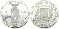 Dominikanische Republik 10 Pesos Erste Silbergewinnung aus der Pueblo Viejo Mine -