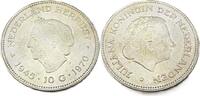 Niederlande 10 Gulden 1970 25. Jahrestag - Befreiung fast Stempelglanz, leichte Patina