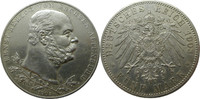 Deutschland Sachsen-Altenburg 5 Mark J144 5 Mark Ernst Regierungsjubiläum "A"